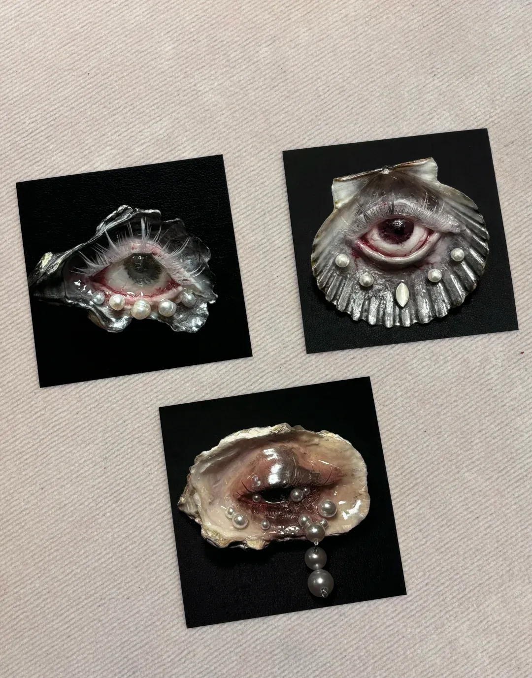 Conch Shell Eye Sculpture: The Clock That Opens Instead of Ticking