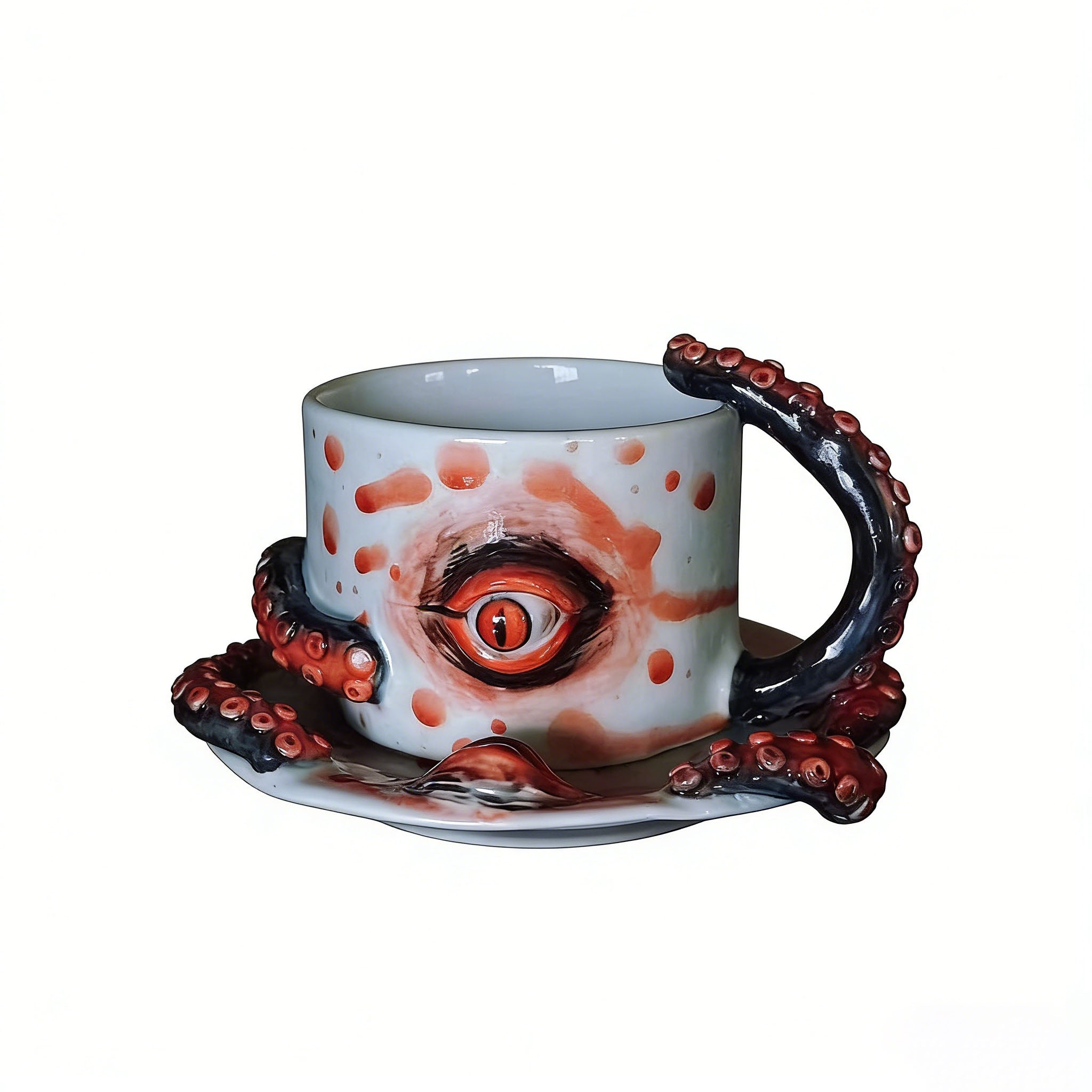 Cthulhu Style Handmade ceramic Cup Set - Awhisker