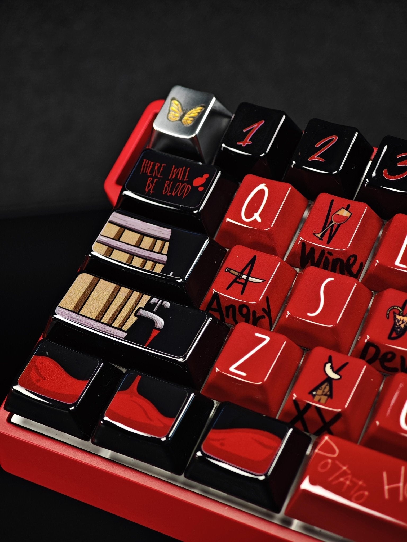 Hand Paint Keycaps Set 68Pcs - Awhisker