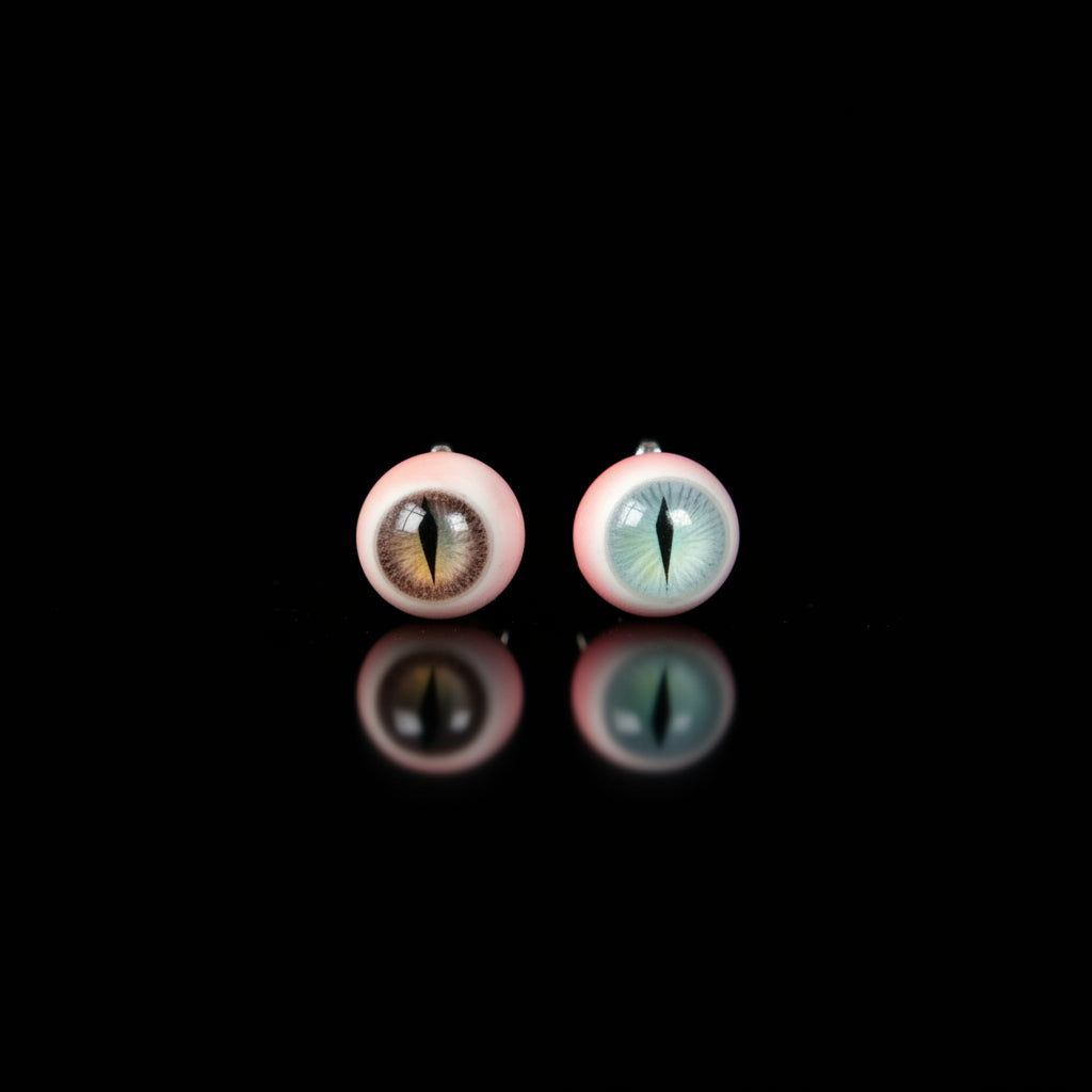 Staring Into the Abyss — Slit-Pupil Eyeball Earring - Awhisker