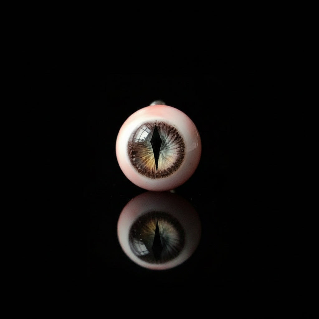 Staring Into the Abyss — Slit-Pupil Eyeball Earring - Awhisker