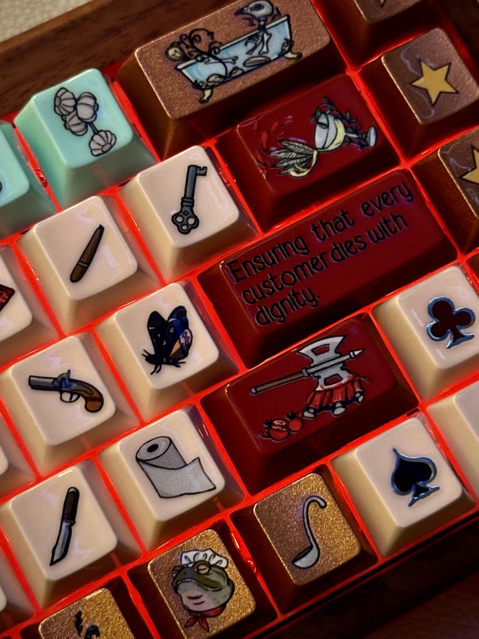 Hand Paint keycaps cherry Profile 68pcs - Awhisker