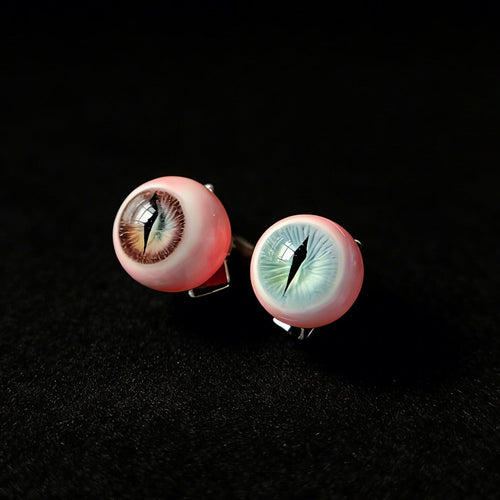 Staring Into The Abyss - Handmade Eyeball Earrings (One Pair) - Awhisker