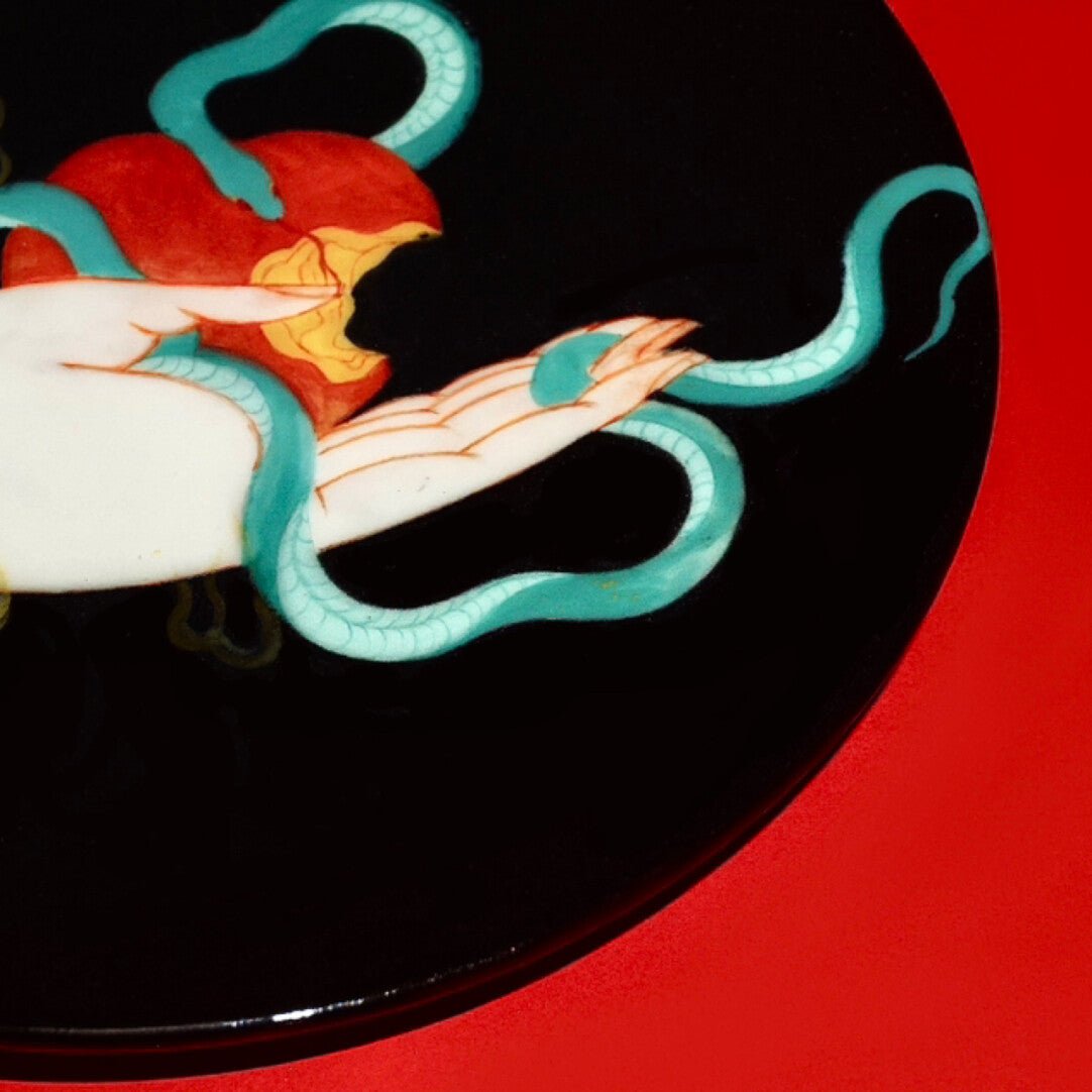 To Lilith - Ceramic Goblet Plate Handmade - Awhisker