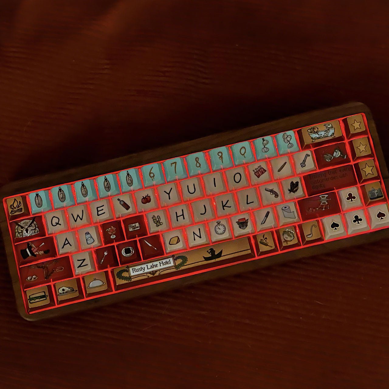 Hand Paint keycaps cherry Profile 68pcs - Awhisker