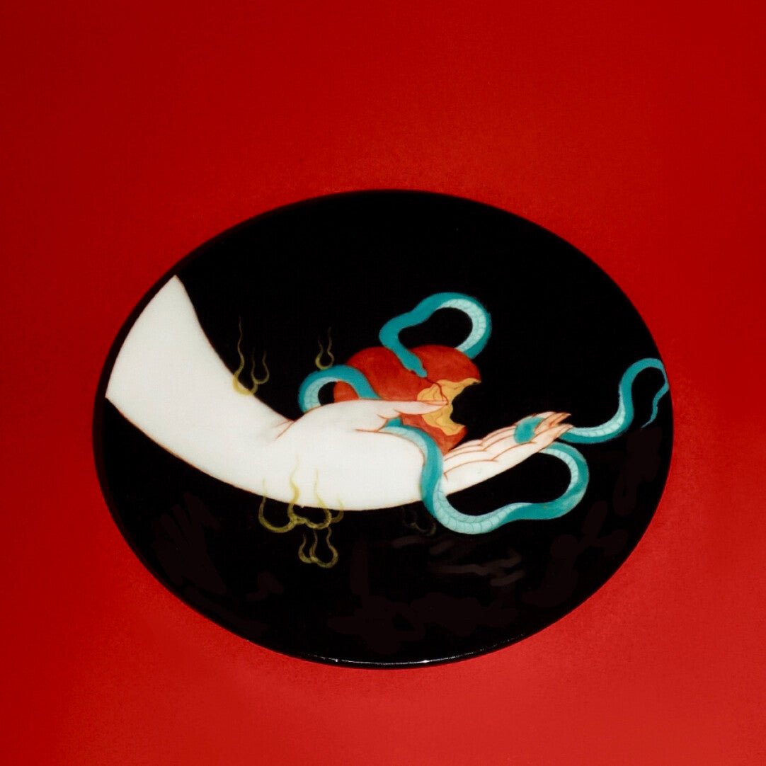 To Lilith - Ceramic Goblet Plate Handmade - Awhisker