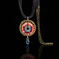 The Apostle’s Crimson Tear – Handmade Eyeball Pendant Necklace - Awhisker