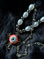 Pray For Dreamers – Handmade Gothic Eyeball Pendant Necklace - Awhisker