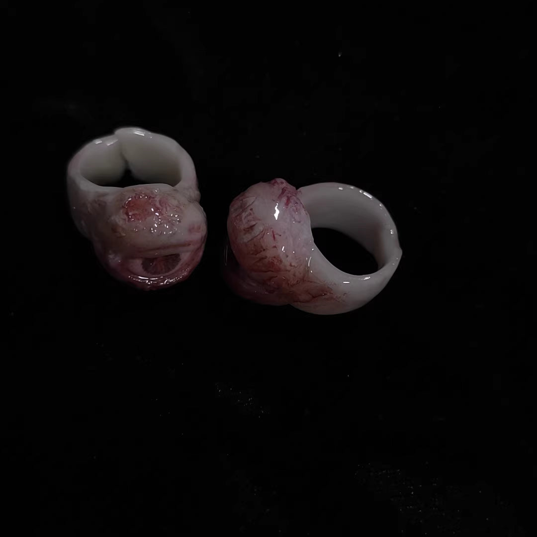 Painful - Grotesque Aesthetics Handmade Ring Gothic