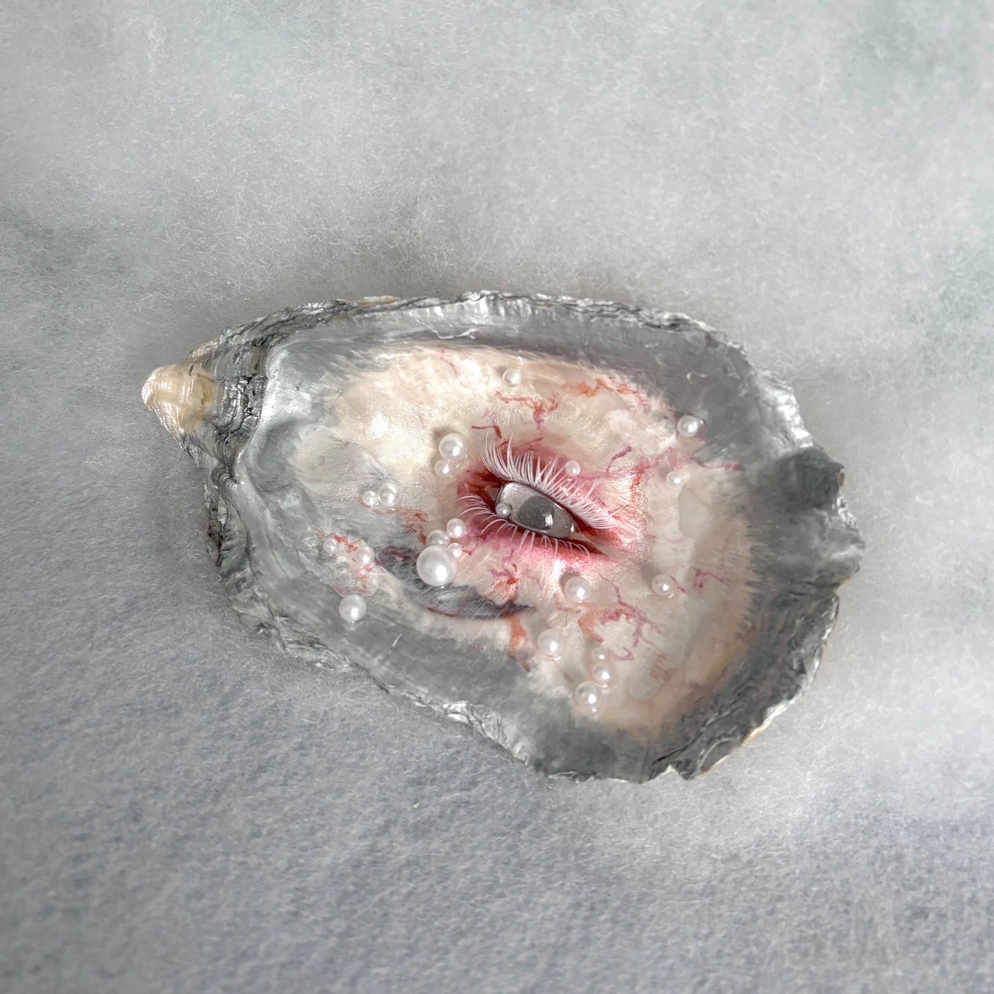 Mist of the Valley - Handmade Surrealist Oyster Shell Decor - Awhisker