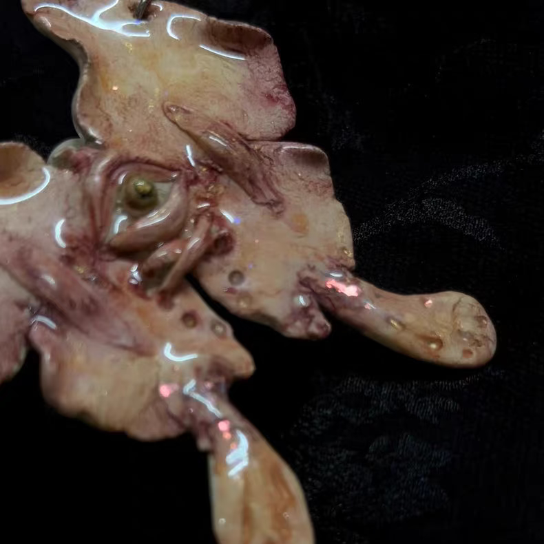 Negation&Ode - Handmade Clay Butterfly Necklace