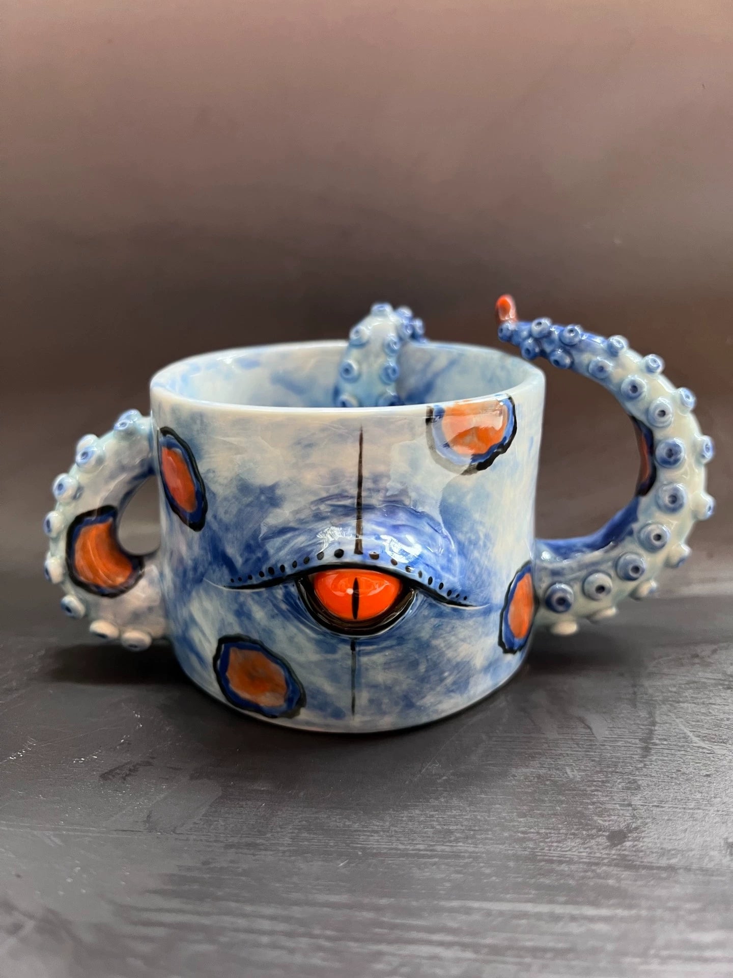 Cthulhu Style Handmade ceramic Cup Set - Awhisker