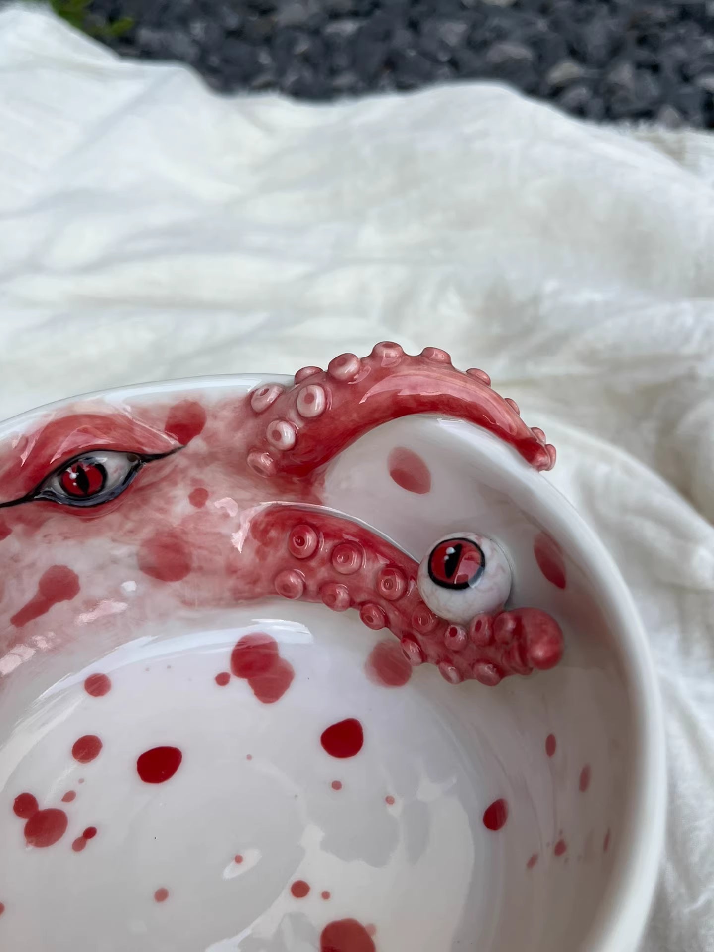 Cthulhu Style Handmade ceramic Cup Set