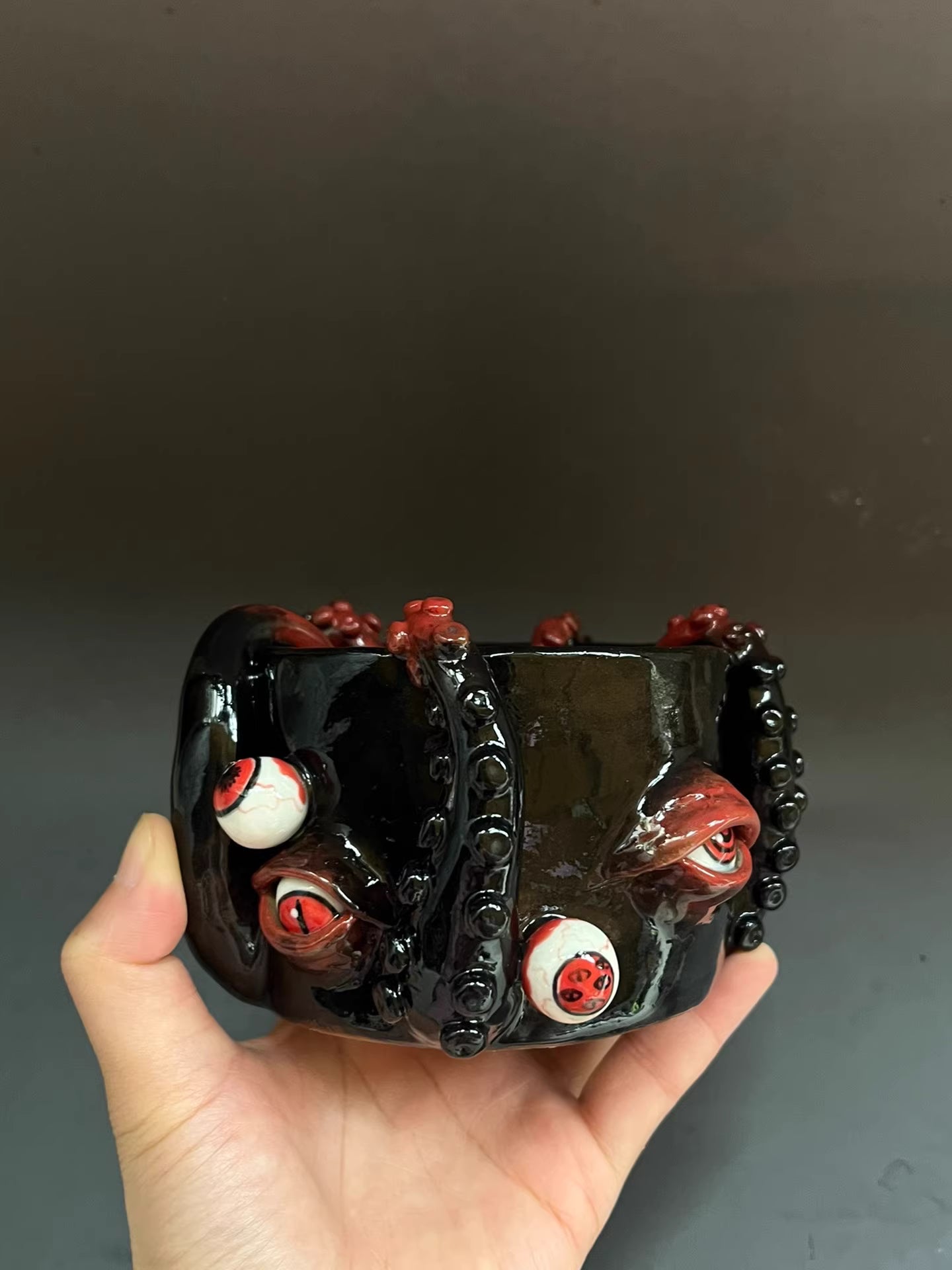 Cthulhu Style Handmade ceramic Cup Set