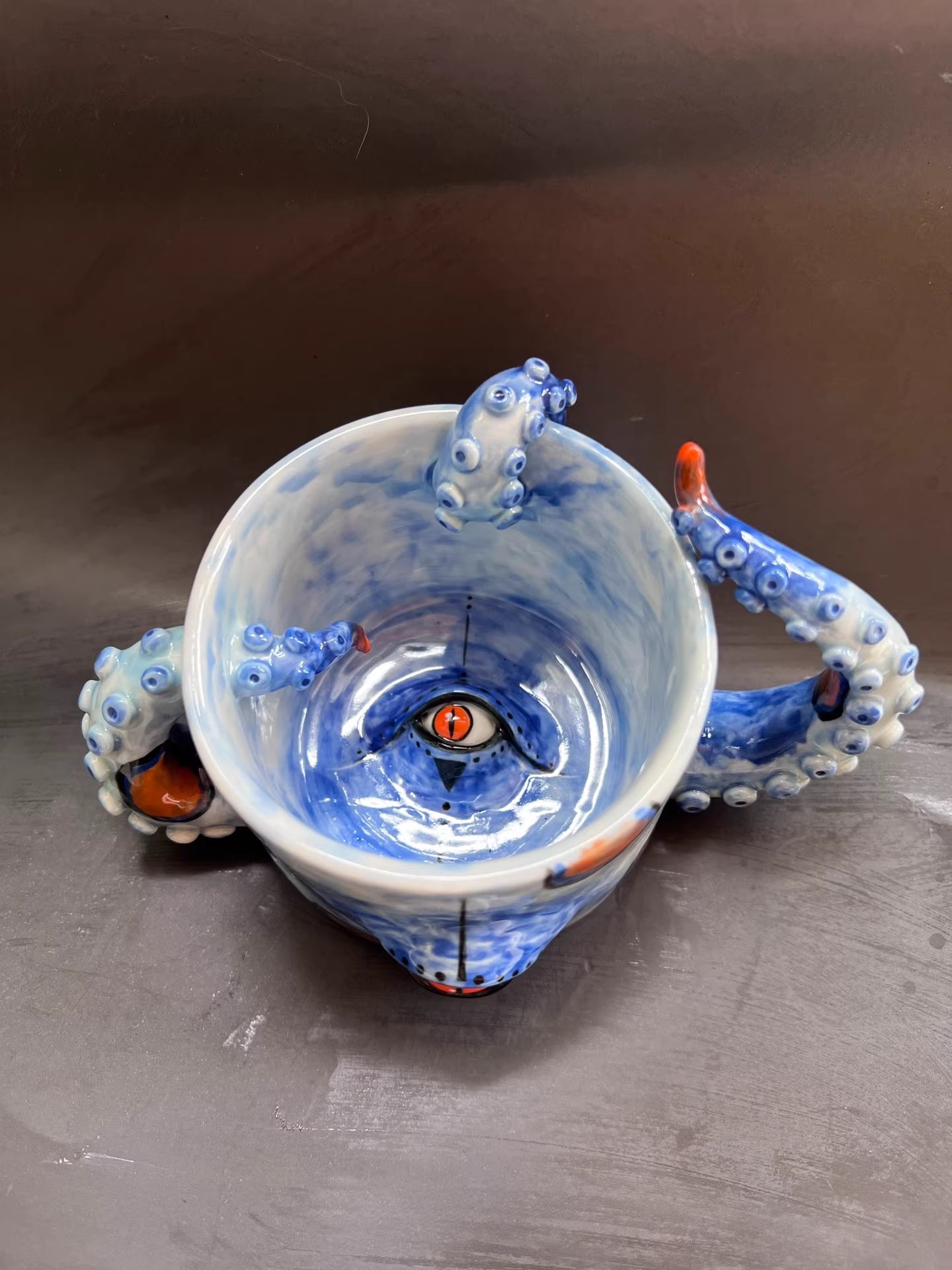 Cthulhu Style Handmade ceramic Cup Set