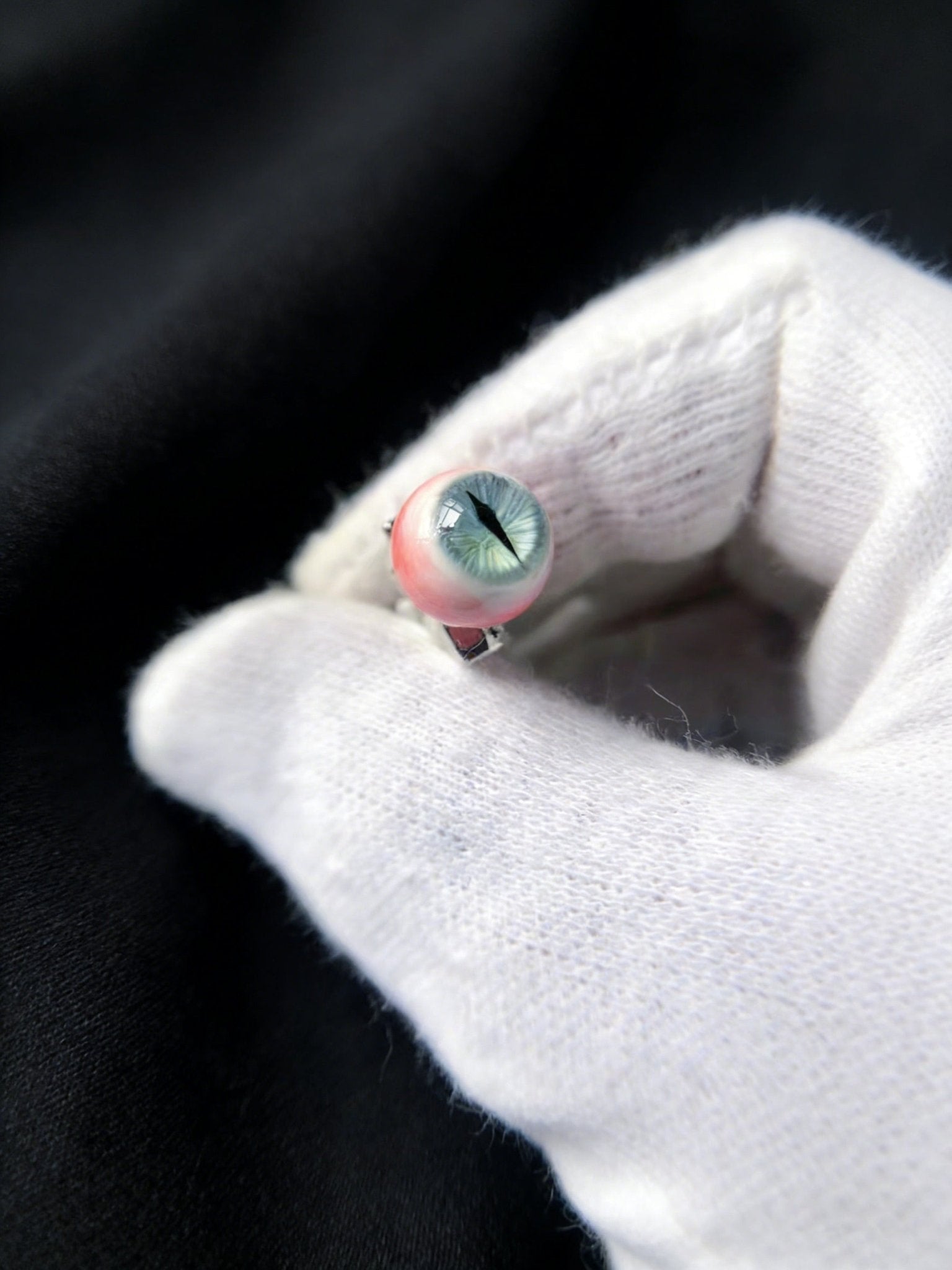 Staring Into The Abyss - Handmade Eyeball Earrings (One Pair) - Awhisker