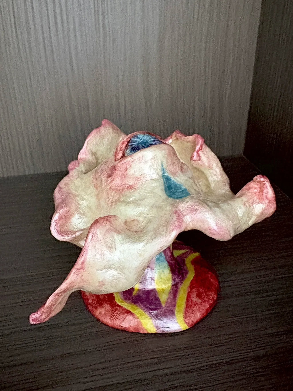 Abyssal Bloom — Hand-Sculpted Stone Clay Grotesque Vessel - Awhisker