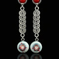 Blood-Bound Coin — Necrotic Zombie Eye Drop Stud Earring - Awhisker