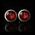 Crimson Corona — Magma Eye Slit Pupil Cartilage Stud Earring - Awhisker