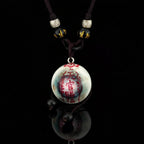 Divine Seal — Celadon Zombie Eye Talisman Pendant Necklace Relic - Awhisker
