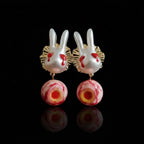 Find the Eye — Bunny Ocular Relic Earring, Dark Fantasy - Awhisker