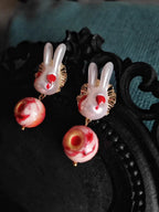 Find the Eye — Bunny Ocular Relic Earring, Dark Fantasy - Awhisker