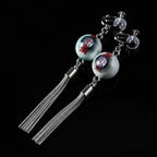 Necrotic Seal — Stygian Eyeball Crimson Talisman Earring - Awhisker