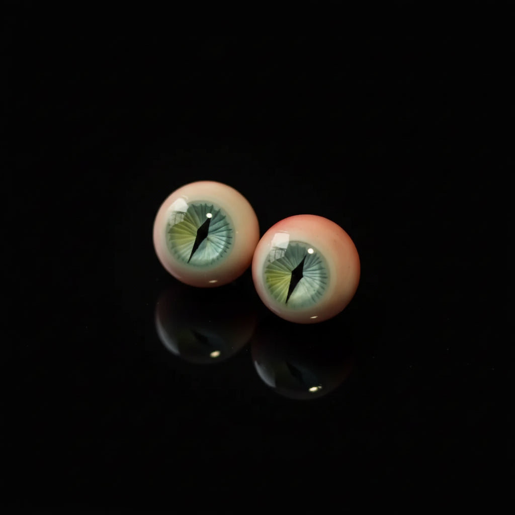 Staring Into the Abyss — Slit-Pupil Eyeball Earring - Awhisker