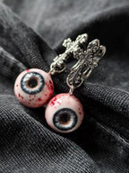 The Ashen Cross — Bloodshot Iris Drop Earring - Awhisker