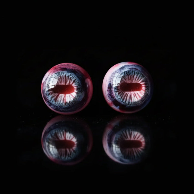 The Caprine Gaze — Cthulhu Goat Pupil Ocular Relic Stud - Awhisker