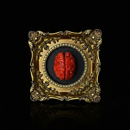 The Cerebral Reliquary — Faux Wet Specimen Brain Sculpture - Awhisker