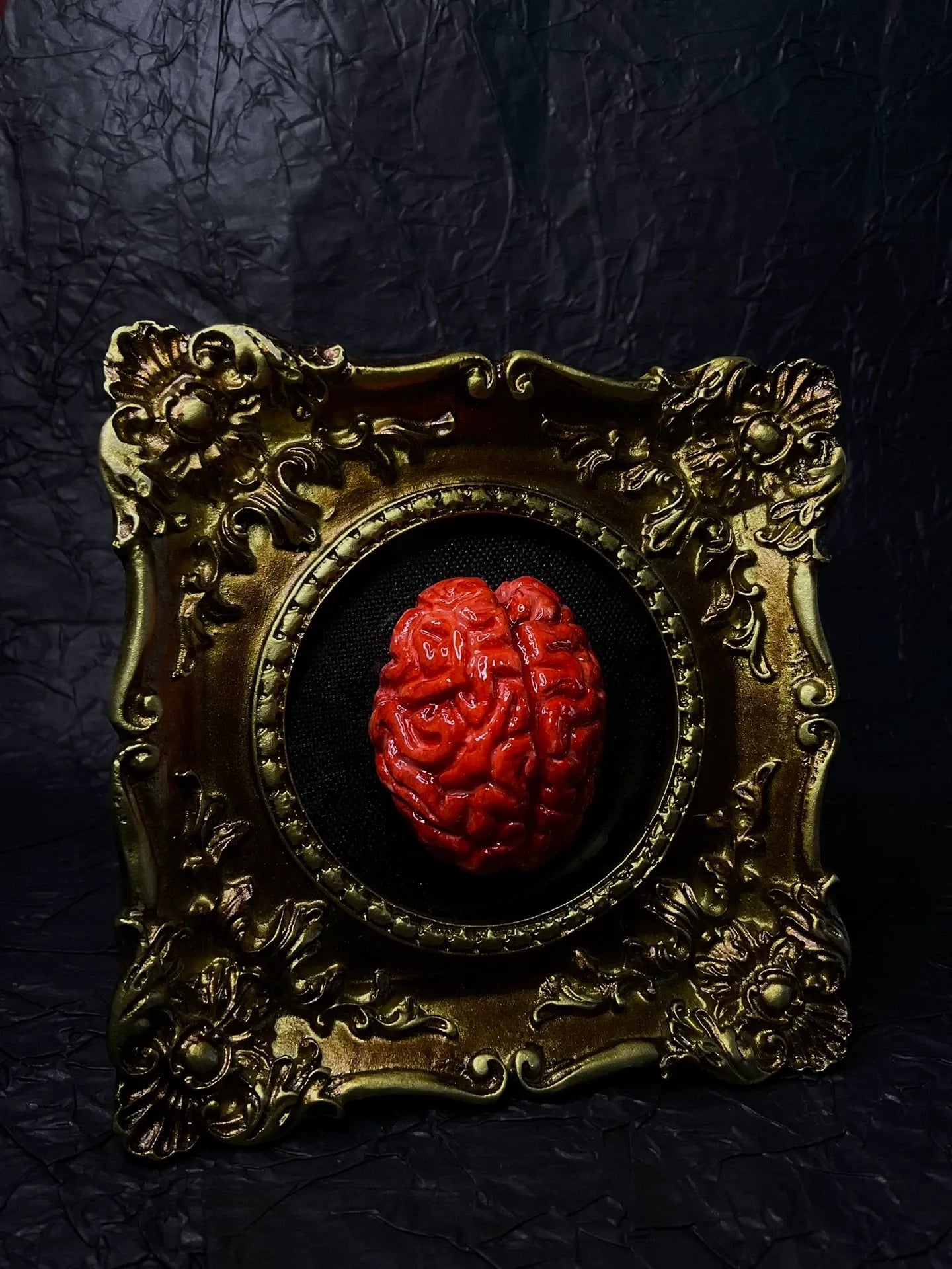 The Cerebral Reliquary — Faux Wet Specimen Brain Sculpture - Awhisker