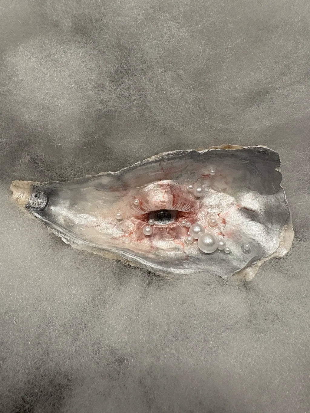 The Lover's Eye — Oyster Shell Ocular Sculpture - Awhisker