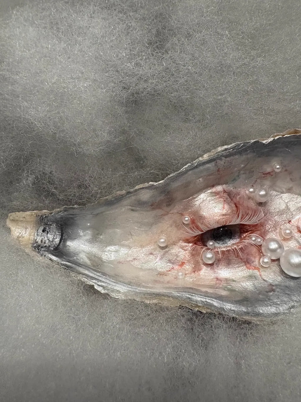 The Lover's Eye — Oyster Shell Ocular Sculpture - Awhisker