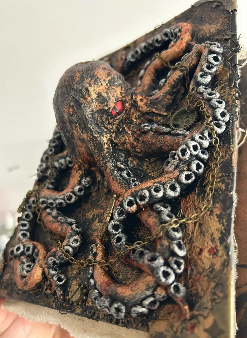 The Necronomicon Grimoire — Cthulhu Burned-Page Eldritch Relic - Awhisker