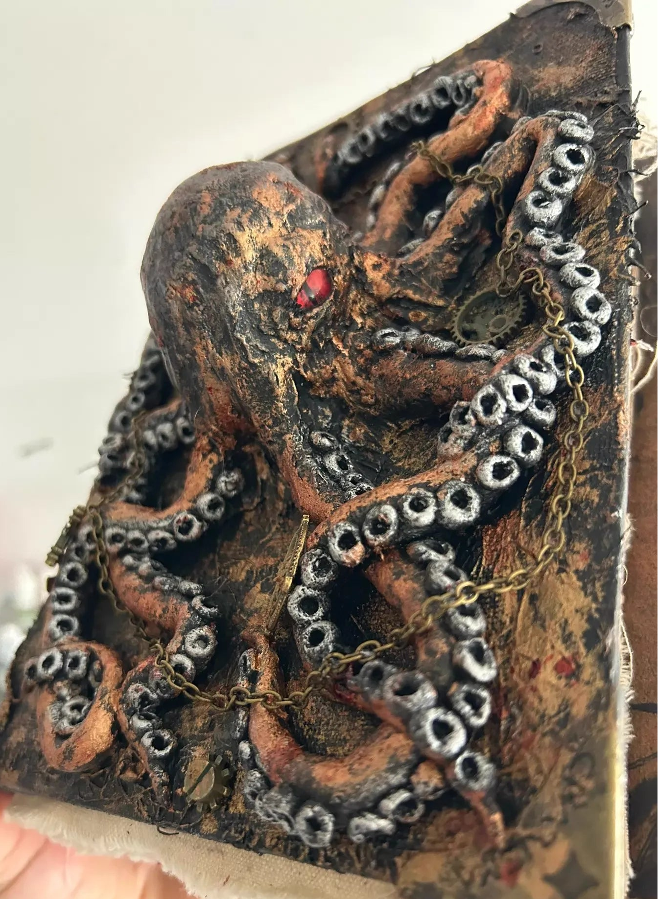 The Necronomicon Grimoire — Cthulhu Burned-Page Eldritch Relic - Awhisker