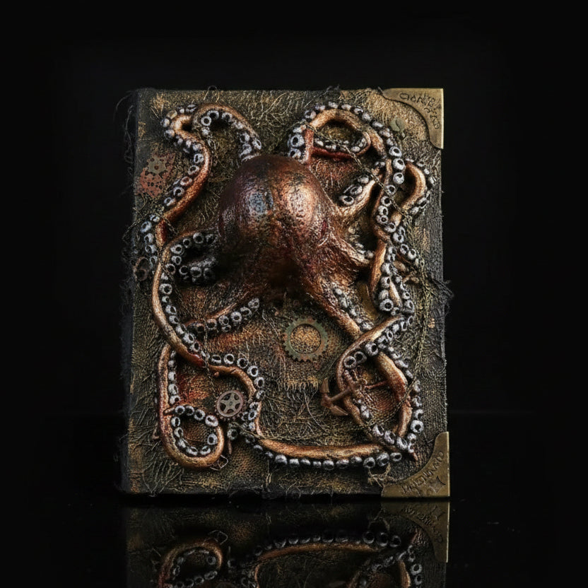 The Necronomicon Grimoire — Cthulhu Burned-Page Eldritch Relic - Awhisker