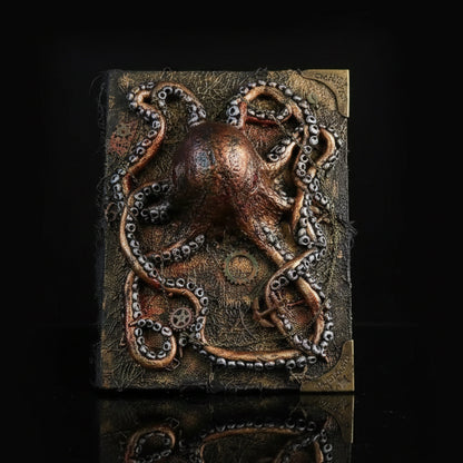 The Necronomicon Grimoire — Cthulhu Burned-Page Eldritch Relic - Awhisker