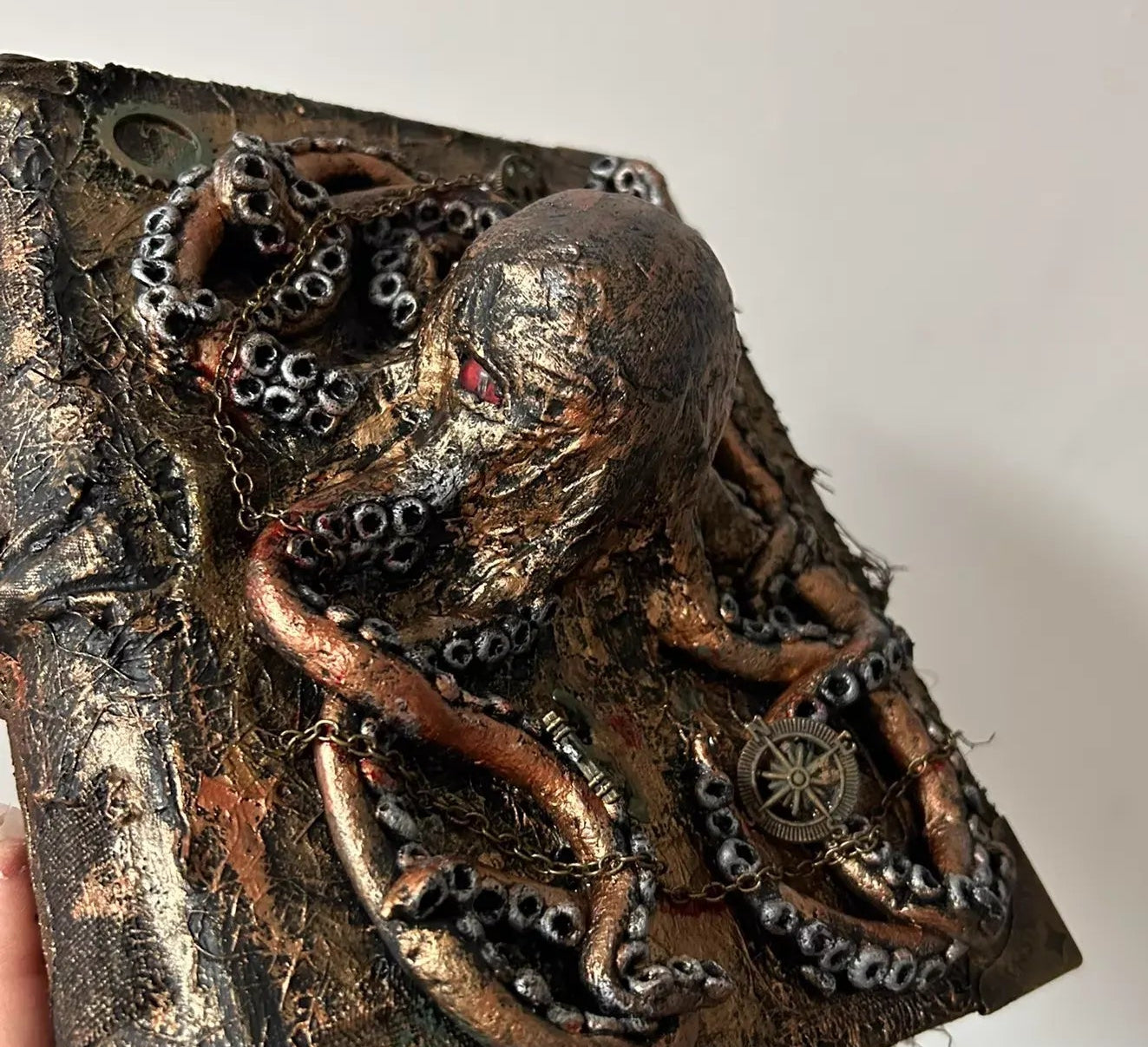 The Necronomicon Grimoire — Cthulhu Burned-Page Eldritch Relic - Awhisker
