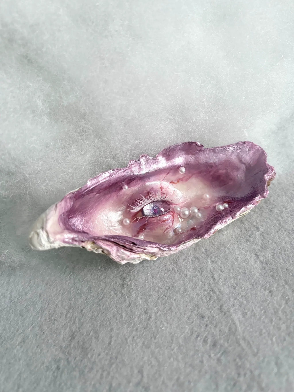 The Oyster Eye — Violet Dream Shell Ocular Relic - Awhisker