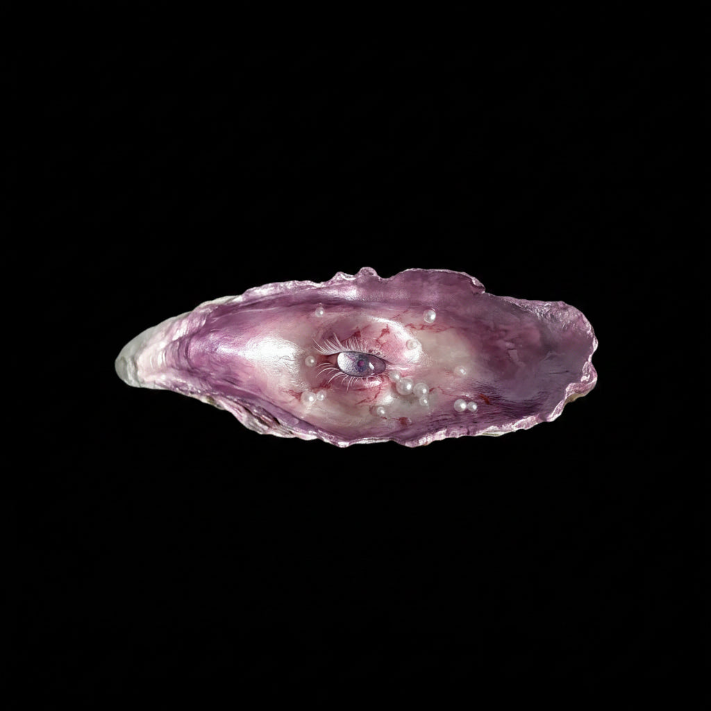 The Oyster Eye — Violet Dream Shell Ocular Relic - Awhisker
