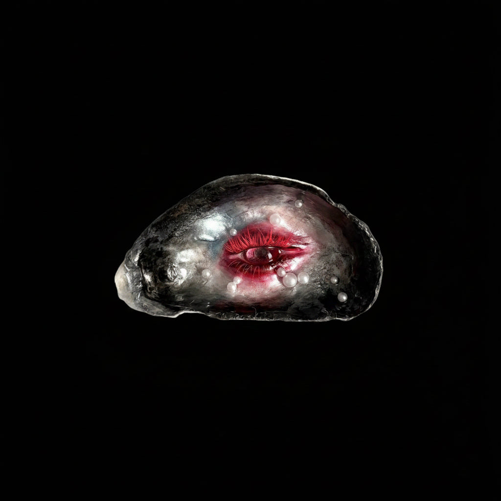 The Oyster Eye — Crimson Gaze Shell Relic, Scarlet Night - Awhisker