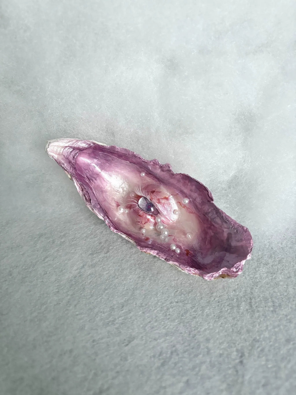 The Oyster Eye — Violet Dream Shell Ocular Relic - Awhisker