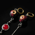 The Sealed Revenant — Jiangshi Blood Vein Faux Ocular Earring - Awhisker
