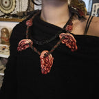 The Severed Auricle — Artisan-Sculpted Faux Ear Relic Necklace - Awhisker