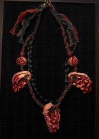 The Severed Auricle — Artisan-Sculpted Faux Ear Relic Necklace - Awhisker