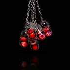Twin Specimen — Dual Eyeball Capsule Pendant Necklace - Awhisker