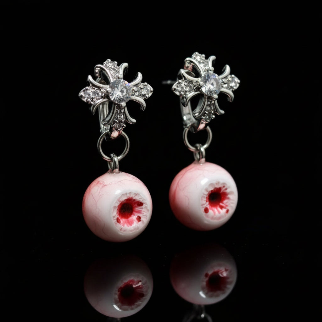 Visceral Sweetness — Sculpted Vein Ocular Spike Earring - Awhisker