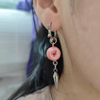 Visceral Sweetness — Sculpted Vein Ocular Spike Earring - Awhisker