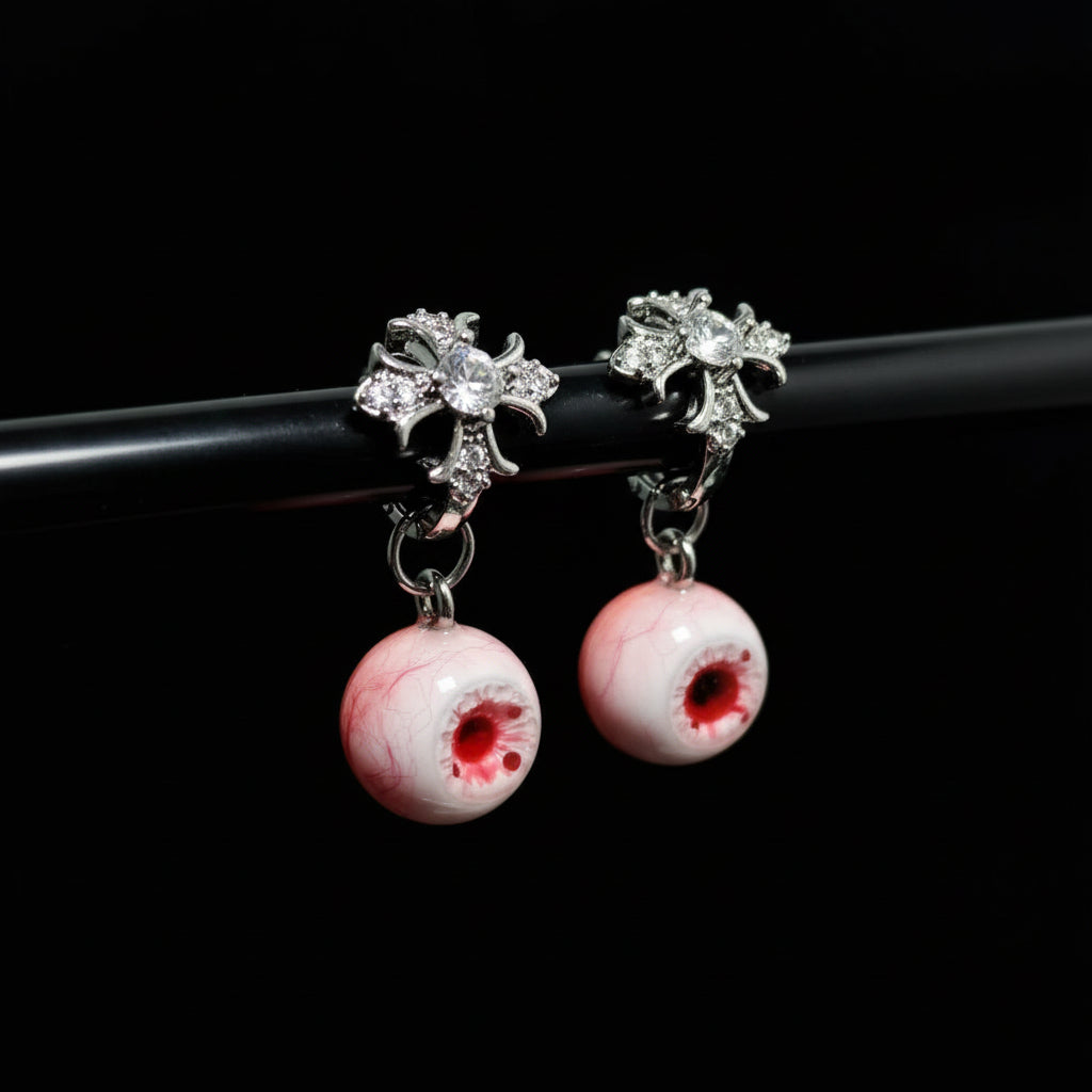 Visceral Sweetness — Sculpted Vein Ocular Spike Earring - Awhisker